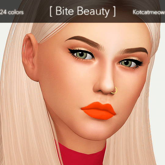 Sims 4 bite beauty 24 colors - MiCat Game